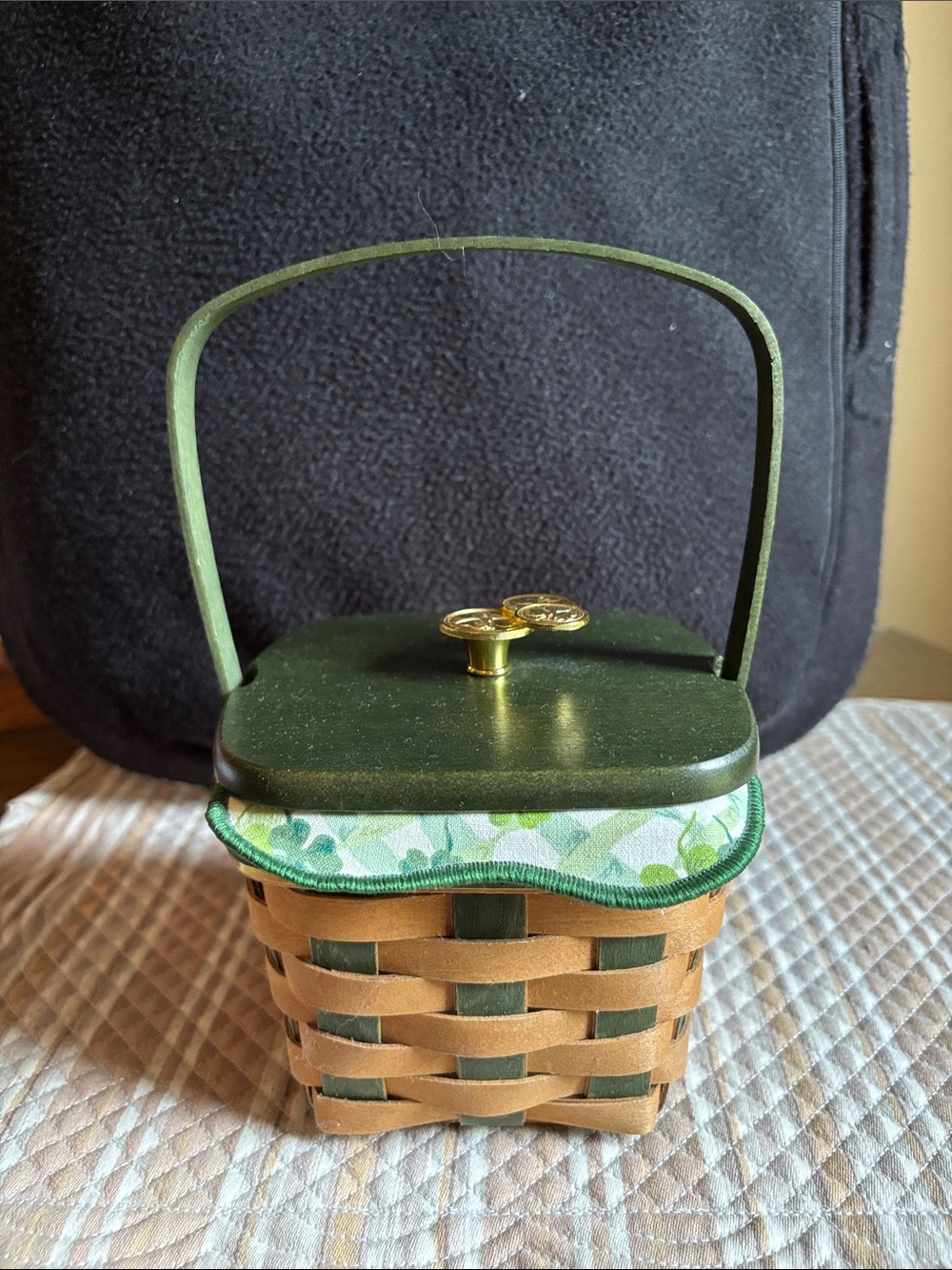 Longaberger 2009 St Patrick’s Day Basket Set